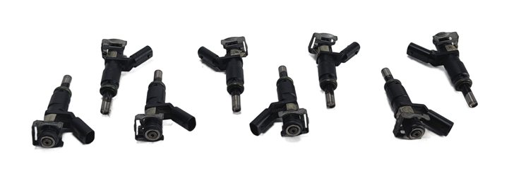 Thumbnail 2: 06-12 MERCEDES C E G GL ML S SL (W204 W212 W221 W164 X164) FUEL INJECTOR SET 8