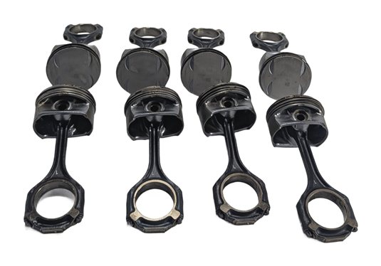 Thumbnail 2: 06-12 MB C E GL ML CLK R CLASS 4.6L M273 ENGINE PISTON & CONNECTING ROD SET/8