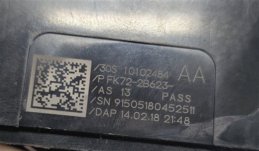 Thumbnail 6: 2018 ROVER DISCOVERY SPORT L550 ELECTRONIC EMERGENCY PARK PARKING BRAKE SWITCH