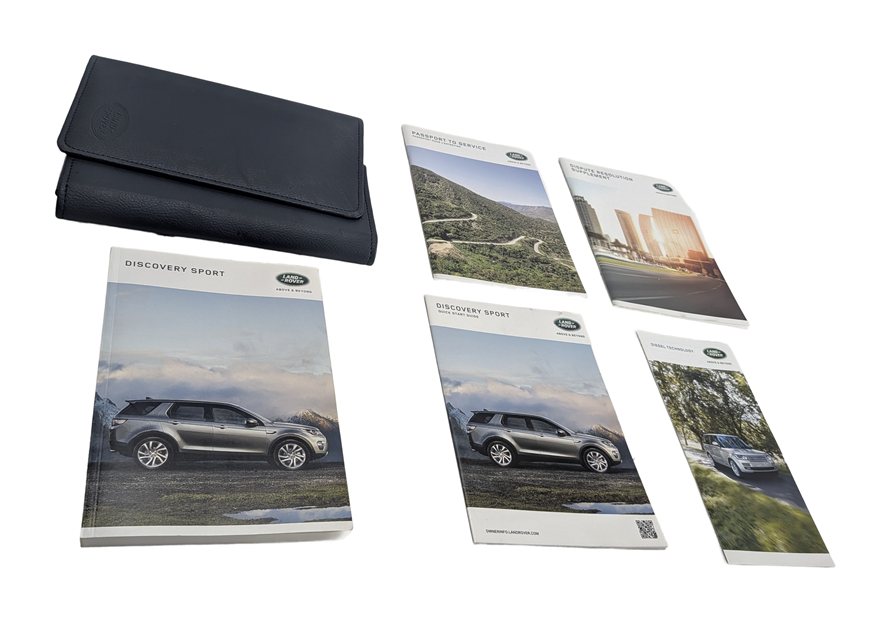 2018 LAND ROVER DISCOVERY SPORT (L550) 2.0L OWNER'S MANUAL BOOKLET w/CASE SET