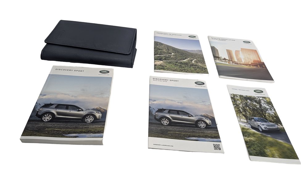 Thumbnail 2: 2018 LAND ROVER DISCOVERY SPORT (L550) 2.0L OWNER'S MANUAL BOOKLET w/CASE SET
