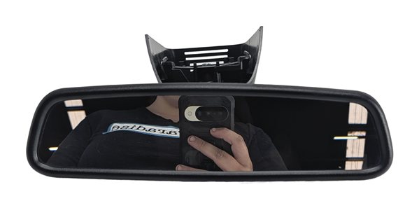 Thumbnail 2: 15-19 LAND ROVER DISCOVERY SPORT L550 MANUAL DAY NIGHT REARVIEW MIRROR (Black)