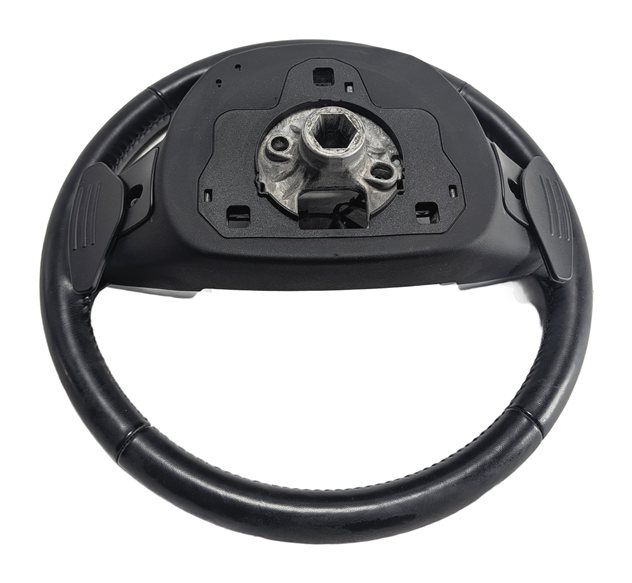 Thumbnail 4: 18-19 ROVER DISCOVERY SPORT L550 HEATED LEATHER STEERING WHEEL w/PADDLES (Black)