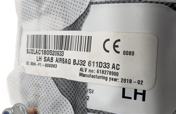 Thumbnail 5: 12-19 DISCOVERY SPORT EVOQUE (L538 L550) LEFT FRONT DRIVER SEAT AIRBAG AIR BAG