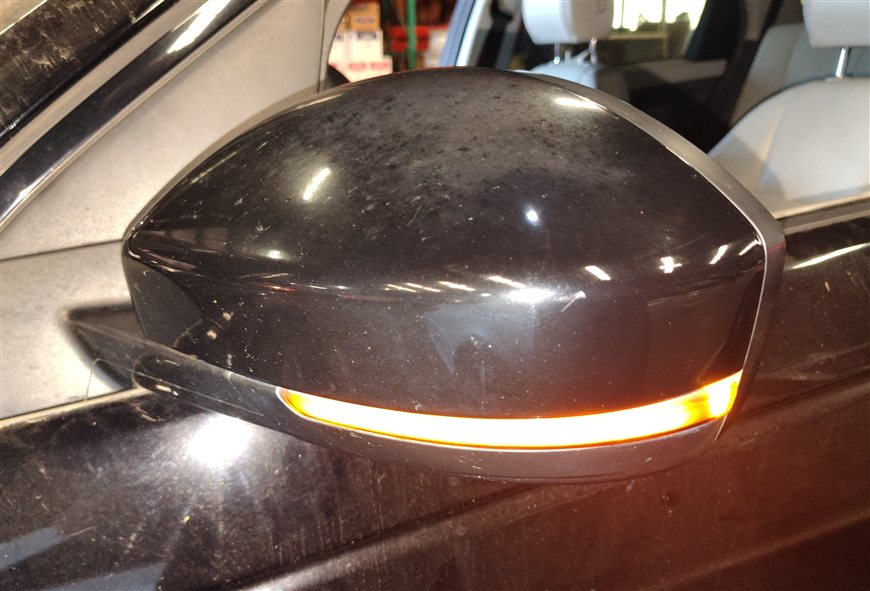 Thumbnail 2: 2018-2019 LAND ROVER DISCOVERY SPORT L550 LEFT MIRROR w/PFOLD HEAT BLIND (Black)