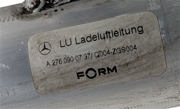 Thumbnail 8: 2015 MERCEDES E400 (C207) 3.0L (276.820) ENGINE CHARGE AIR PIPE LEFT/RIGHT SET/2