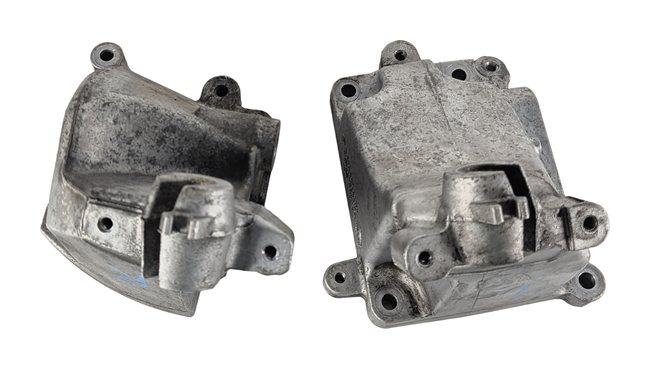 Thumbnail 2: 2015 MERCEDES E400 C207 3.0L 276.820 ENGINE MOTOR MOUNT BRACKET LEFT/RIGHT SET/2