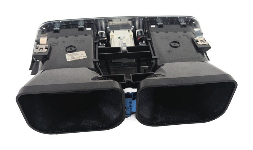 Thumbnail 4: 2015 MERCEDES E400 (C207) FRONT CENTER DASH HEAT AIR AC VENT w/CLOCK (Black)