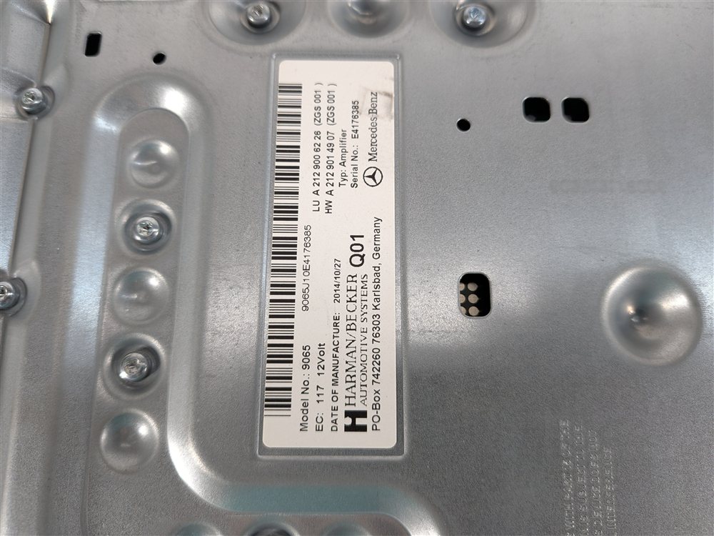 Thumbnail 7: 2012-2015 MERCEDES C E G GLK CLASS (W204 W212 X204 X463) BECKER AUDIO AMPLIFIER