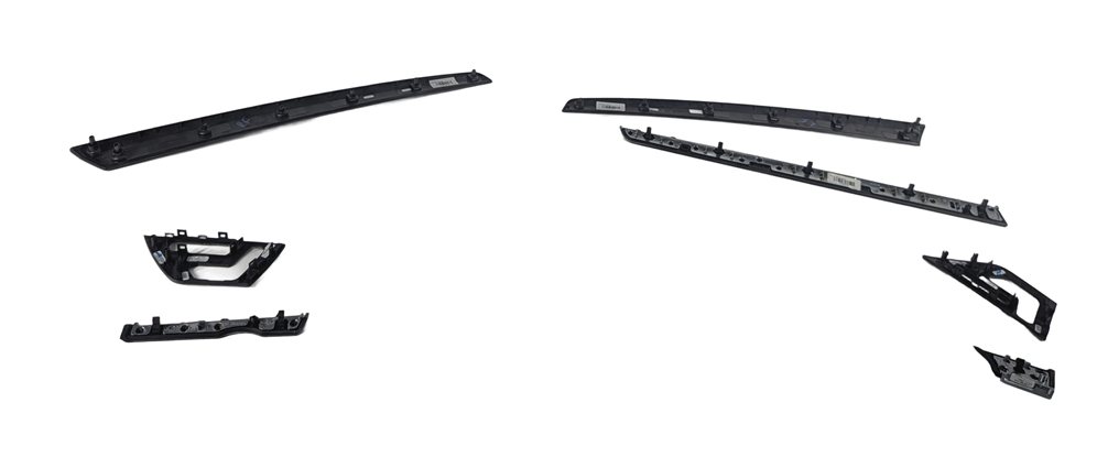 Thumbnail 7: 2015 MERCEDES E400 C207 DOOR SEAT DASH TRIM GARNISH SET HIGH GLOSS BLACK