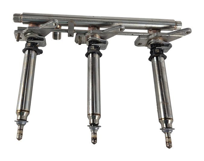 Thumbnail 3: 2015-2017 MERCEDES E400 C207 3.0L (276.820) ENGINE FUEL RAILS w/INJECTORS SET/2