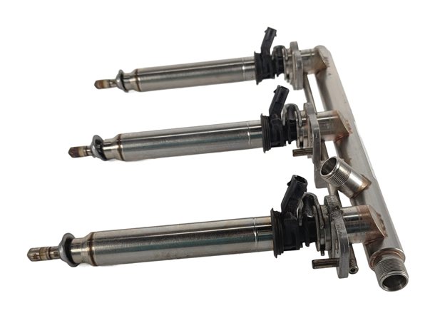 Thumbnail 5: 2015-2017 MERCEDES E400 C207 3.0L (276.820) ENGINE FUEL RAILS w/INJECTORS SET/2