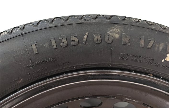 Thumbnail 4: 03-17 MERCEDES E GLA CLS CLASS (C218 W211 W212 X156) 17x4 SPARE TIRE WHEEL RIM