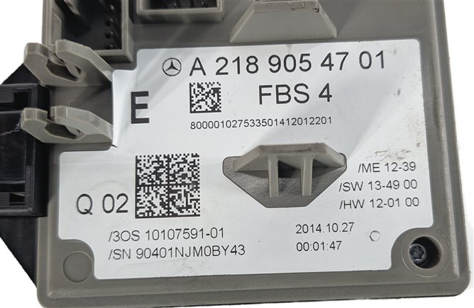 Thumbnail 7: 15-16 MERCEDES E GT CLS CLASS (W212 W190 W218) DASH KEY IGNITION CONTROL MODULE