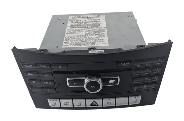 12-15 MERCEDES E250 E300 E350 E400 E550 E63 W207 W212 RADIO NAV CD HEAD UNIT