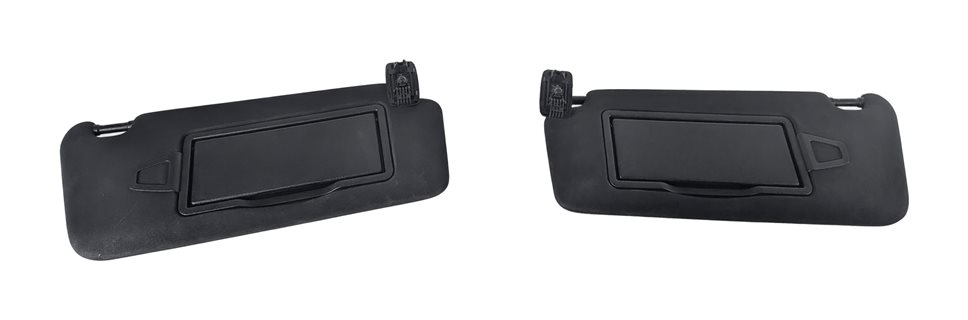Thumbnail 2: 10-17 MERCEDES C250 C350 E350 E400 E550 (C204 C207) FRONT SUNVISOR SET-2 (Black)