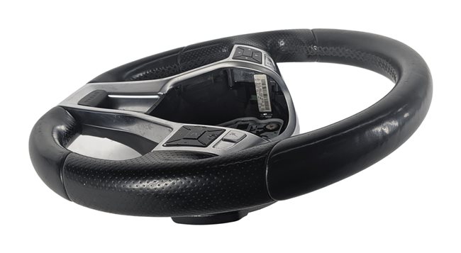 Thumbnail 3: 13-15 MERCEDES E350 E400 E550 (C207) AMG SPORT STEERING WHEEL w/PADDLES (Black)