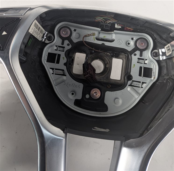 Thumbnail 8: 13-15 MERCEDES E350 E400 E550 (C207) AMG SPORT STEERING WHEEL w/PADDLES (Black)