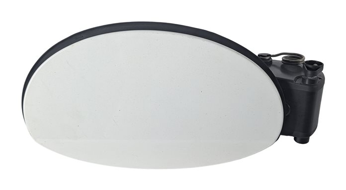 10-17 MERCEDES E-CLASS W207 COUPE CONV FUEL TANK DOOR LID w/HOUSING(White)