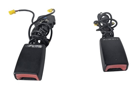 10-17 C E CLASS (W204 W207) COUPE CONV FRONT LEFT/RIGHT SEATBELT RECEIVER SET/2