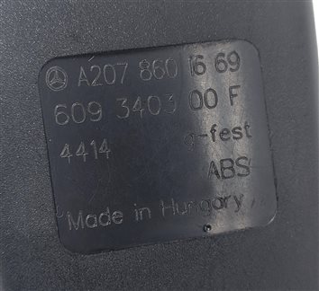 Thumbnail 9: 10-17 C E CLASS (W204 W207) COUPE CONV FRONT LEFT/RIGHT SEATBELT RECEIVER SET/2
