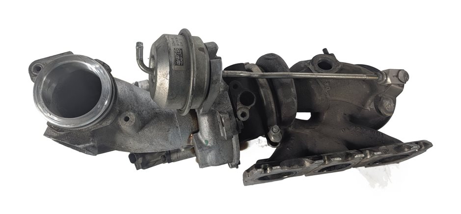 Thumbnail 2: 15-16 MERCEDES E400 CLS400 3.0L V6 (M276) RIGHT TURBOCHARGER EXHAUST MANIFOLD