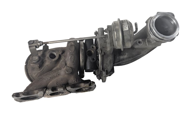 15-16 MERCEDES E400 CLS400 3.0L V6 (M276) LEFT TURBOCHARGER EXHAUST MANIFOLD