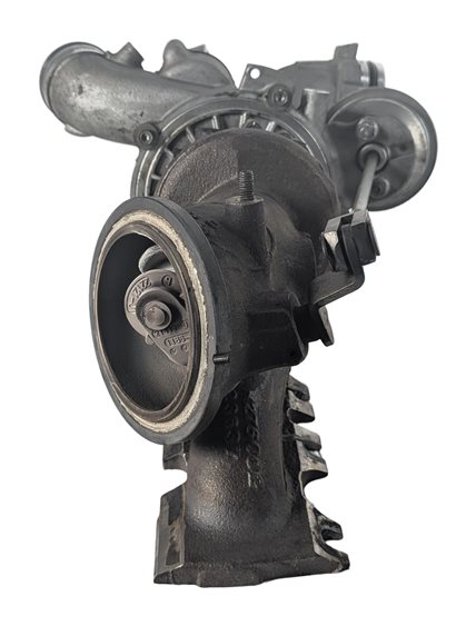 Thumbnail 3: 15-16 MERCEDES E400 CLS400 3.0L V6 (M276) LEFT TURBOCHARGER EXHAUST MANIFOLD