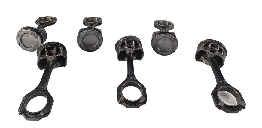15-22 MERCEDES X166 W166 W205 W222 W212 R231 M276 3.0 ENGINE PISTON & ROD SET/6