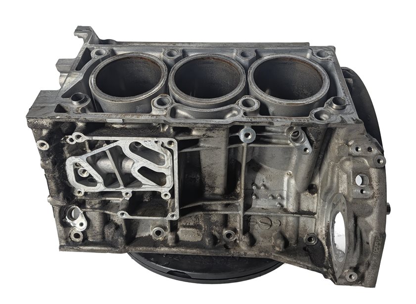 Thumbnail 4: 15-17 MERCEDES E400 (C207 W212) 3.0L M276 TURBO ENGINE BARE CYLINDER BLOCK