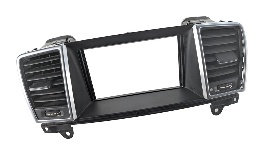 2012 MERCEDES ML350 (W166) FRONT CENTER DASH AIR AC VENT w/DISPLAY BEZEL (Black)