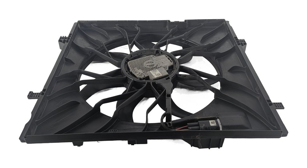 Thumbnail 3: 2012-2019 MERCEDES GL GLE GLS ML (W166 X166) 600w RADIATOR COOLING FAN ASSEMBLY