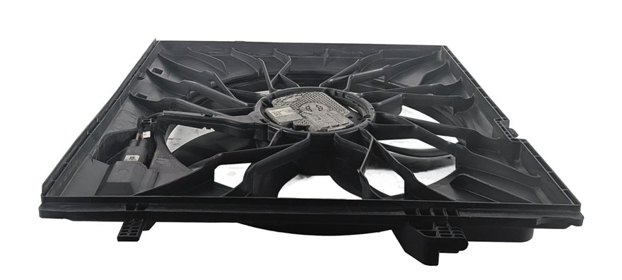 Thumbnail 4: 2012-2019 MERCEDES GL GLE GLS ML (W166 X166) 600w RADIATOR COOLING FAN ASSEMBLY