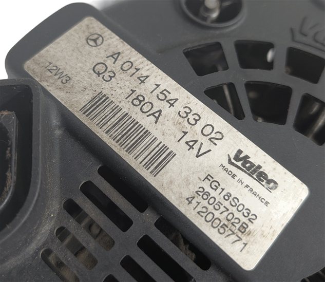 Thumbnail 7: 12-16 MERCEDES C350 E350 GLE350 ML350 R350 SLK350 (W204 W212) 180 AMP ALTERNATOR