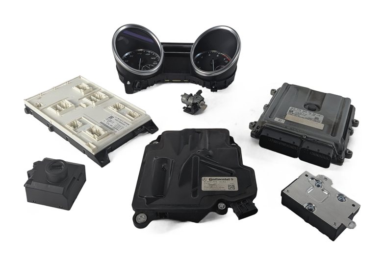 2012 MERCEDES ML350 (W166) 3.5L (M276) ECM EIS CLUSTER SAM DIRECT SELECT KEY SET