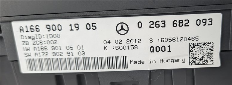 Thumbnail 10: 2012 MERCEDES ML350 (W166) 3.5L (M276) ECM EIS CLUSTER SAM DIRECT SELECT KEY SET