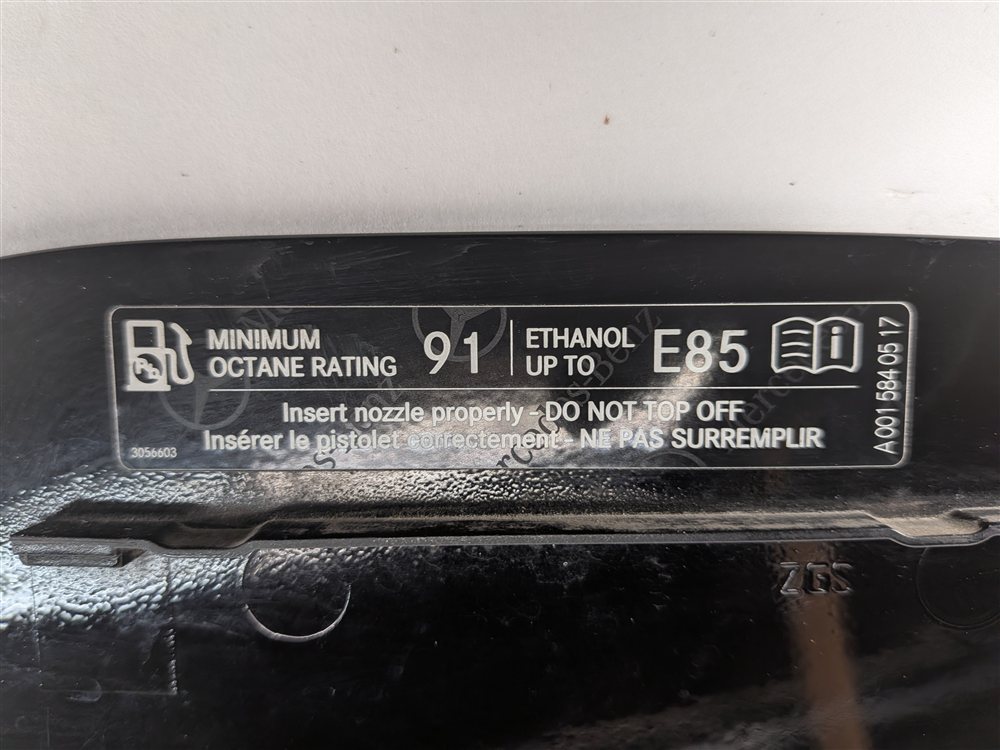 Thumbnail 7: 12-19 MERCEDES ML GLE (W166) GAS TANK FUEL FILLER DOOR LID COVER (Black)