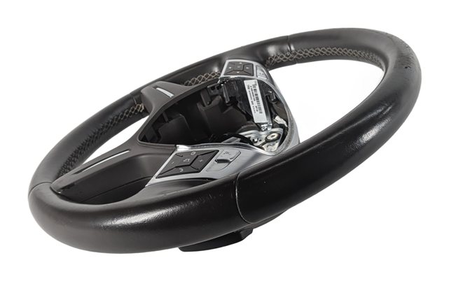 Thumbnail 3: 2012-2015 MERCEDES ML250 ML350 ML400 ML550 (W166) STEERING WHEEL LEATHER (Black)