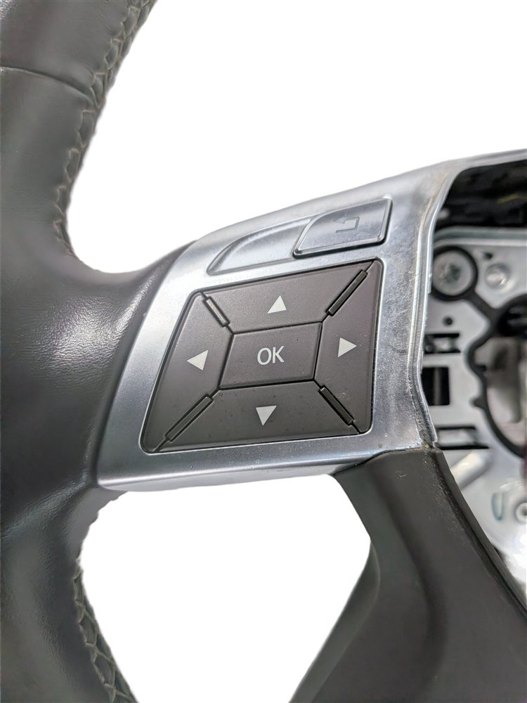Thumbnail 6: 2012-2015 MERCEDES ML250 ML350 ML400 ML550 (W166) STEERING WHEEL LEATHER (Black)