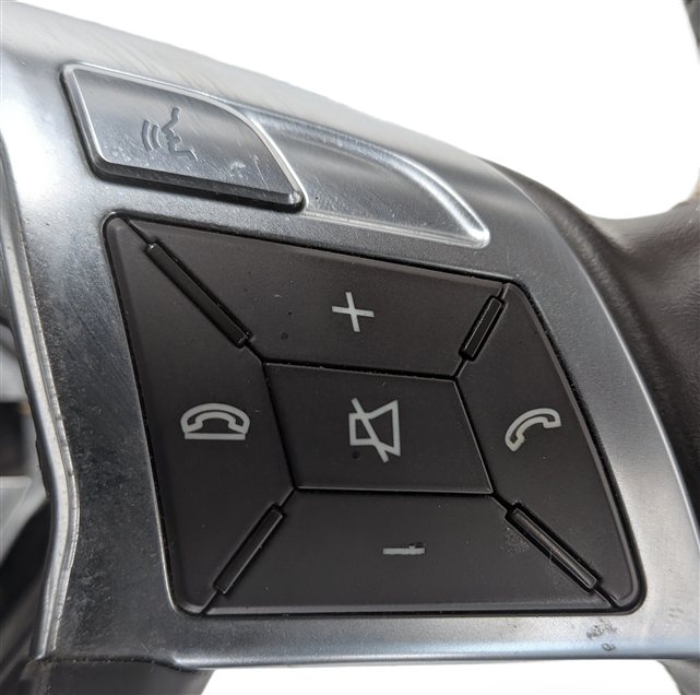 Thumbnail 7: 2012-2015 MERCEDES ML250 ML350 ML400 ML550 (W166) STEERING WHEEL LEATHER (Black)