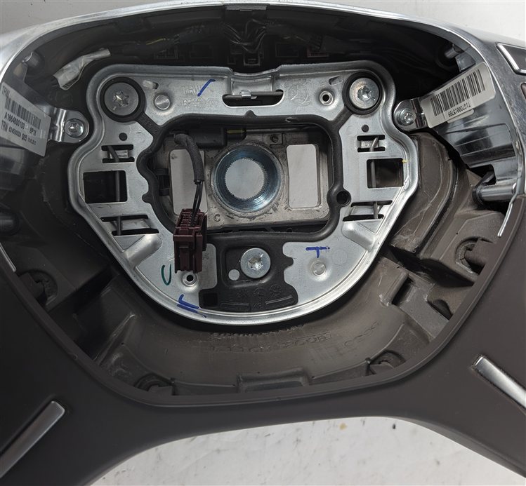 Thumbnail 8: 2012-2015 MERCEDES ML250 ML350 ML400 ML550 (W166) STEERING WHEEL LEATHER (Black)