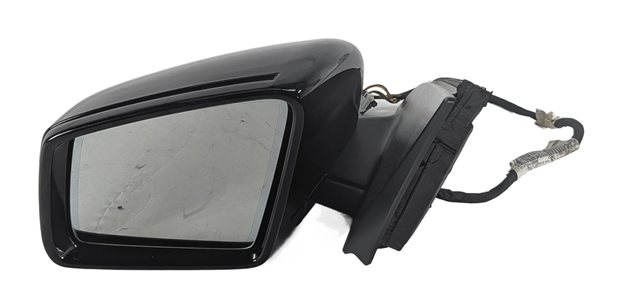 12-16 MERCEDES GL350 GL550 ML350 ML550 (W166 X166) LEFT P-FOLD MIRROR (Black)