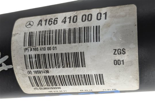 Thumbnail 5: 2012-2018 MERCEDES GLE ML CLASS W166 AWD FRONT DRIVESHAFT DRIVE LINE SHAFT