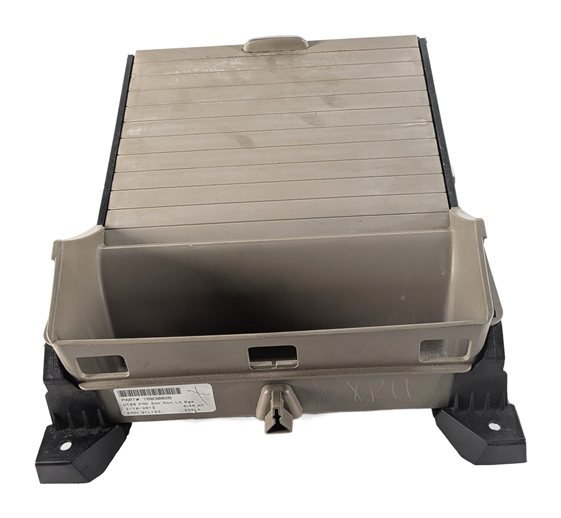 2012 MERCEDES ML350 (W166) FRONT CENTER CONSOLE ROLLER CUP HOLDER CUBBY (Beige)
