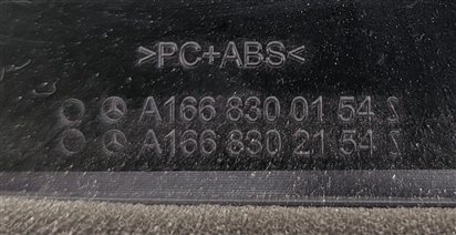 Thumbnail 8: 2012 MERCEDES ML350 (W166) FRONT LEFT DRIVER DASH HEAT AIR AC HVAC VENT (Black)