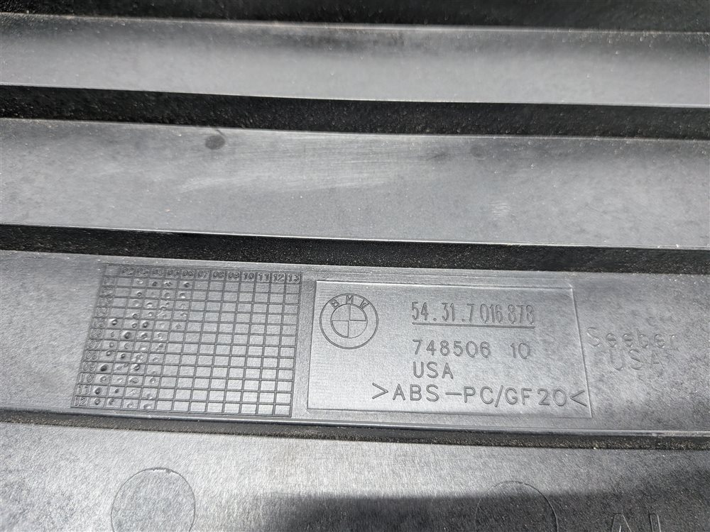 Thumbnail 6: 2006 BMW Z4 (E85/E86) CONVERTIBLE TOP REAR LUGGAGE COMPARTMENT DIVIDER PARTITION