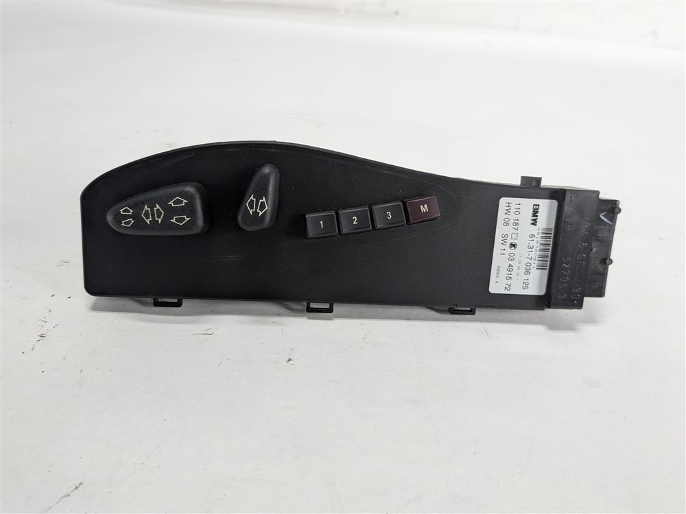 Thumbnail 2: 2006 BMW Z4 (E85/E86) FRONT LEFT DRIVER MEMORY POWER SEAT ADJUST CONTROL SWITCH