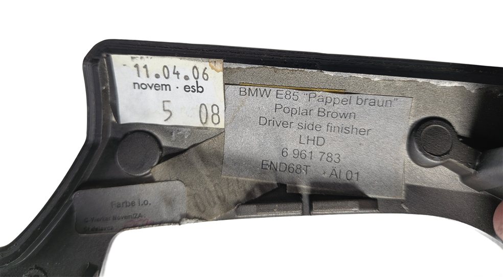 Thumbnail 5: 2006 BMW Z4 (E85/E86) INTERIOR DASH CENTER CONSOLE TRIM SET/2 (Wood)