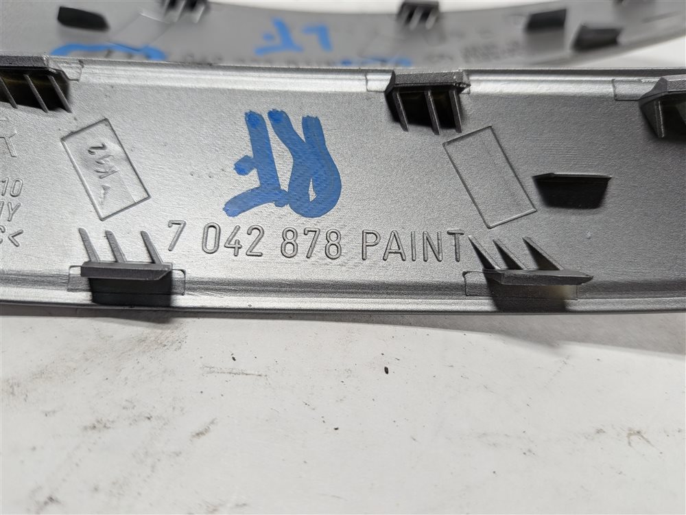 Thumbnail 5: 2006 BMW Z4 (E85/E86) LEFT/RIGHT DOOR GRAB HANDLE TRIM COVER SET/2 (Silver)