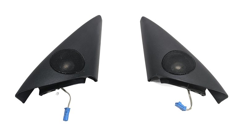 Thumbnail 3: 2006 BMW Z4 (E85/E86) L/R DOOR MIRROR TRIANGLE HIFI TWEETER SET/2 (Black)